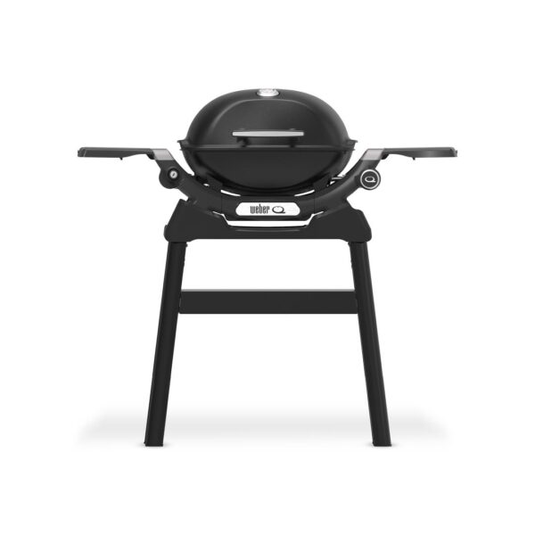 Grelhador Weber® a gás Q 1200N compacto c/ suporte e mesas apoio