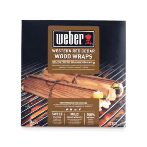 Embrulhos/wraps Weber® em madeira de Cedro vermelho - 500gr