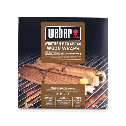 Embrulhos/wraps Weber® em madeira de Cedro vermelho - 500gr