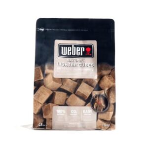 Cubos de acendalhas ecológicas Weber® - pack 48und