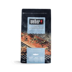 Aparas Weber® de madeira para defumar peixe e marisco - 700gr