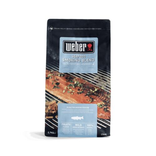 Aparas Weber® de madeira para defumar peixe e marisco - 700gr