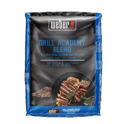 Pellets Weber® de madeira natural mistura Grill Academy - 8Kg