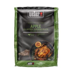 Pellets Weber® em madeira natural de Macieira - 8kg
